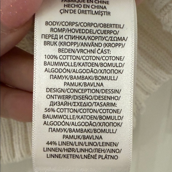 Polo by Ralph Lauren White Crew Neck Sweater - Picture 6 of 7